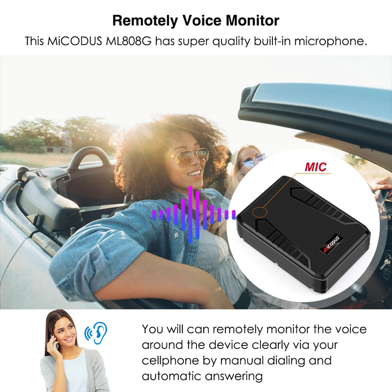 Traceur GPS MiCODUS ML808G – Suivi précis et sécurité renforcée