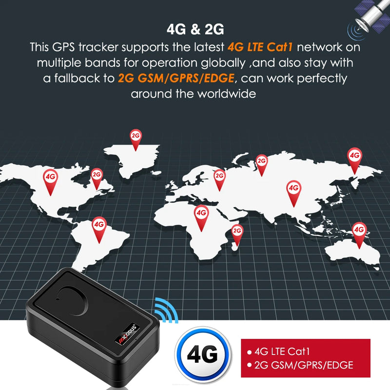 Traceur GPS MiCODUS ML500G – Précision 4G et autonomie 1 mois